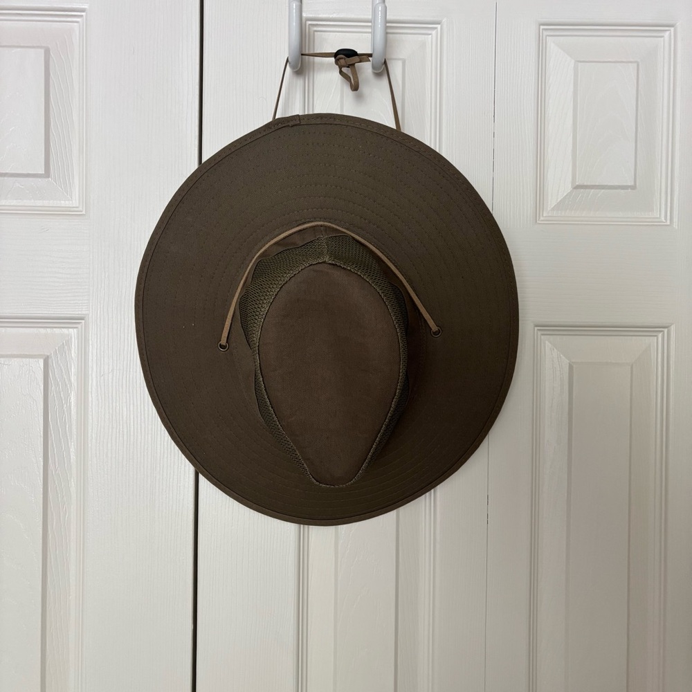 Brown Wide Brim Hat